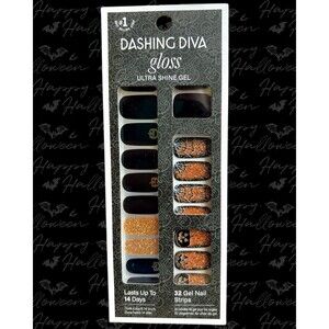 🎃Dashing Diva Gloss Ultra Shine 32 Gel Nail Strips~Twisted Nightmare Halloween